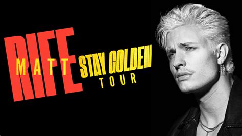 Matt Rife Announces 2025 ‘Stay Golden Tour’ Across North America